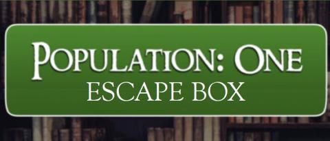 The Teen Summer Reading Program Population: One Escape Box will take place on Tuesday, August 13, from 6:30 to 7:30 PM in the Community Meeting Room. In northeastern Nebraska, you'll find the small town of Monowi: the only town in the United States with an official population of one. The only resident, Elise, lists herself as the town mayor, bartender, and librarian. You have been sent to Monowi by the Library of Congress to help her save the library. She believes that what is needed to save her library is 